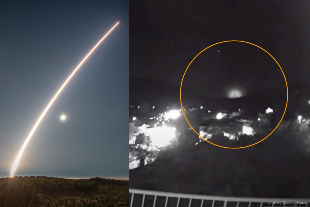 Francuska raketa uzrokovala je neobičnu svjetlost na našem nebu