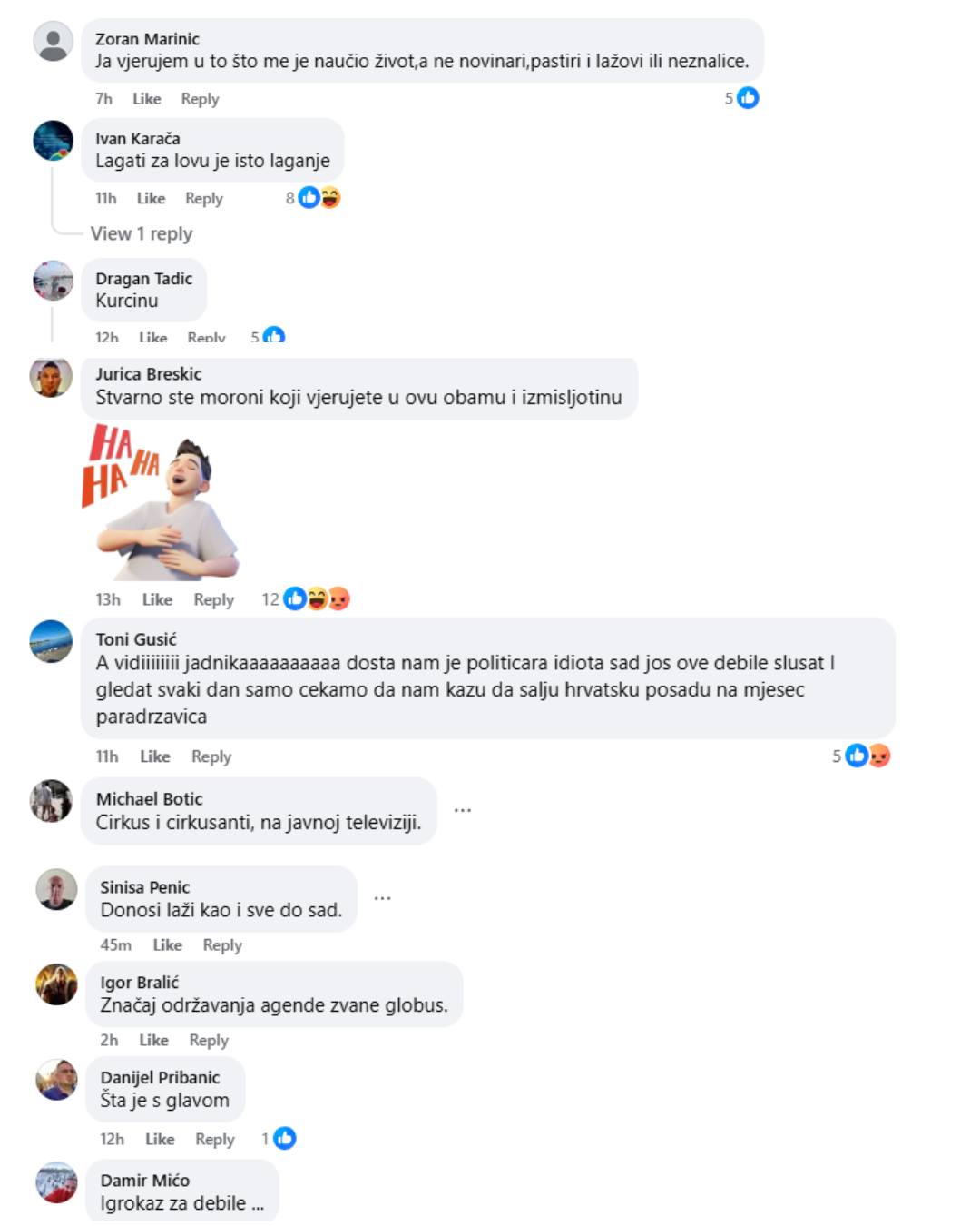 Popis uvredljivih i idiotskih komentara ispod jedne objave o Artemis 2 na Facebooku